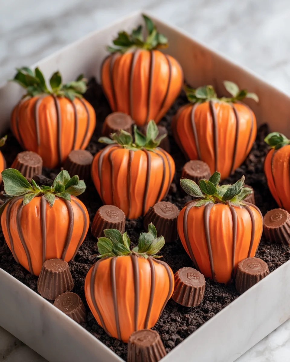 Delicious Pumpkin Patch Strawberries Recipe for Fall Fun!