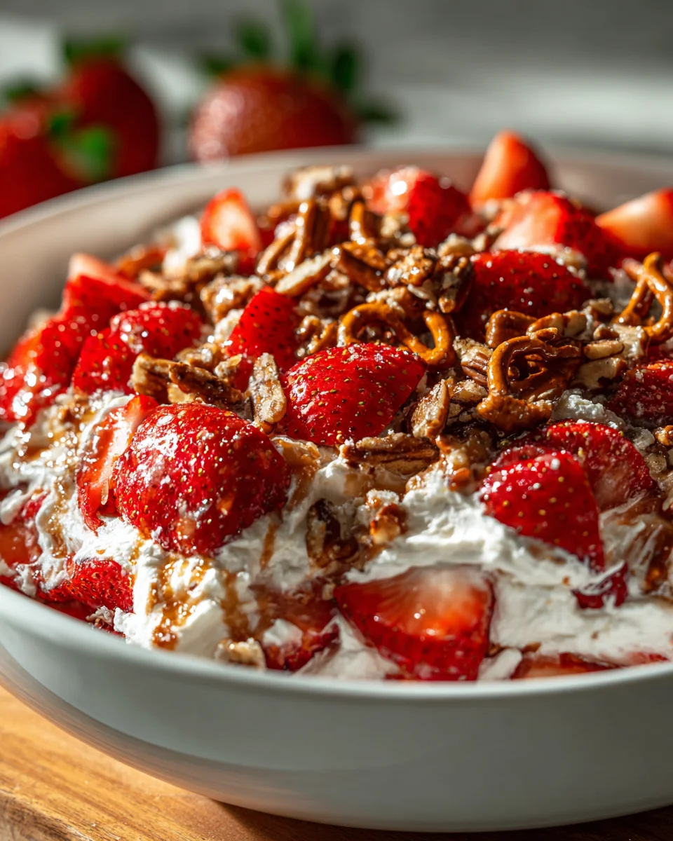 Delicious Strawberry Crackle Salad Recipe for Refreshing Taste