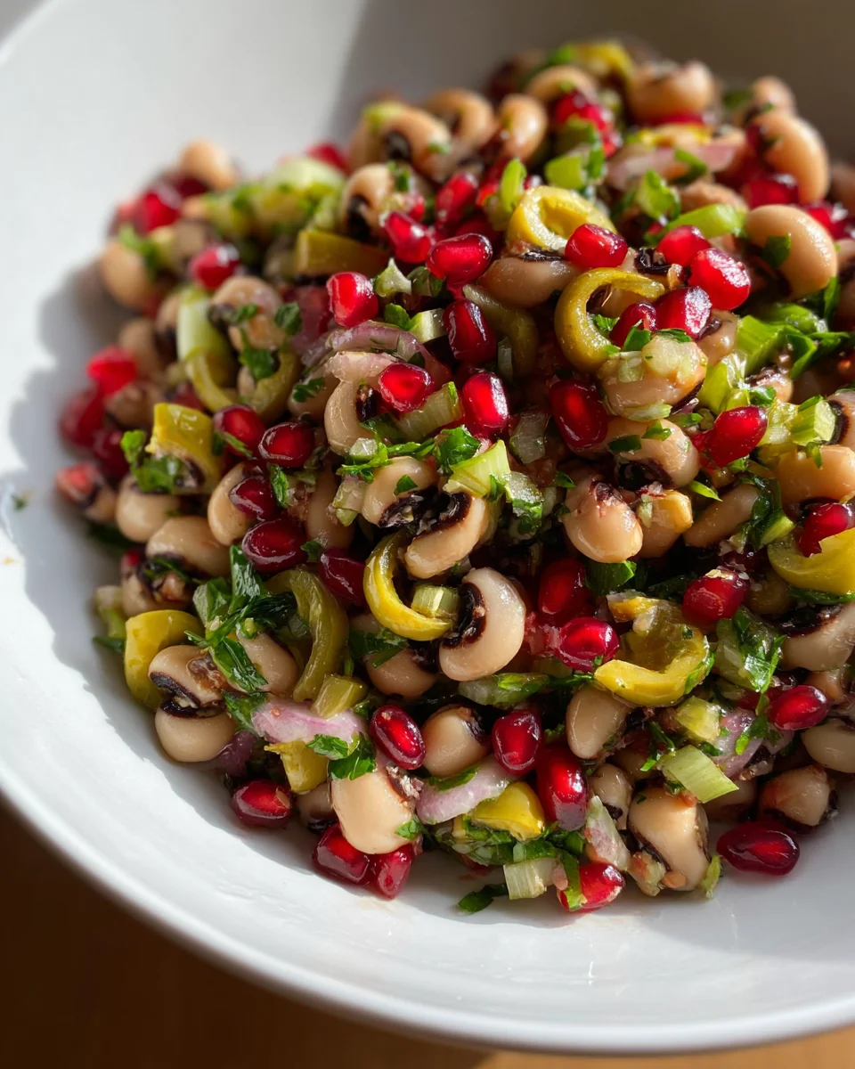 Delicious Olive Salad with Black Eyed Peas Recipe to Try!