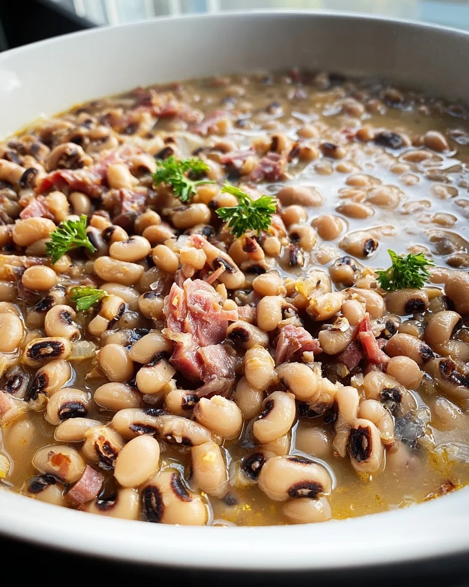 Slow Cooker Instant Pot Black Eyed Peas