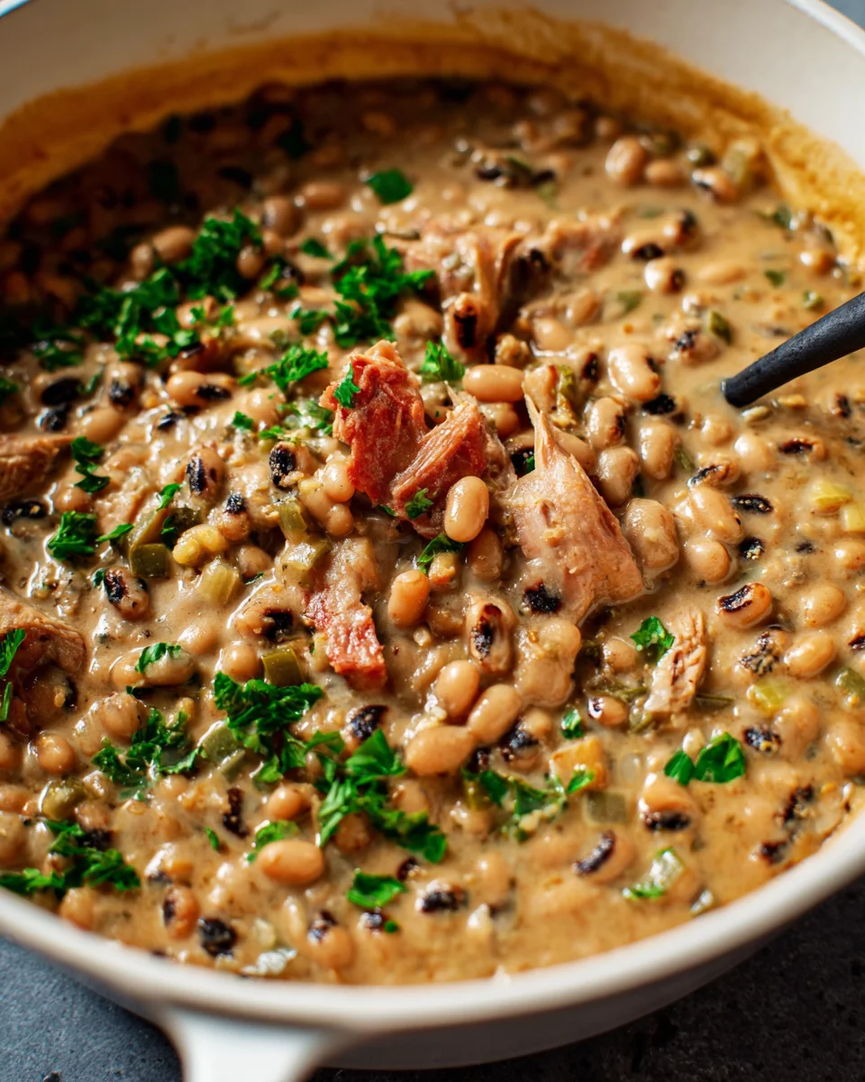 Creamy Black Eyed Peas Recipe