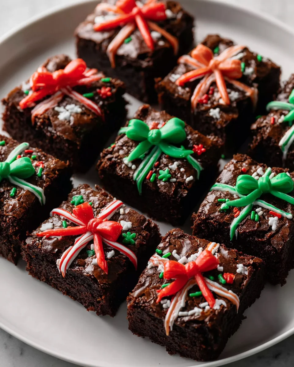 Christmas Present Brownies Recipe