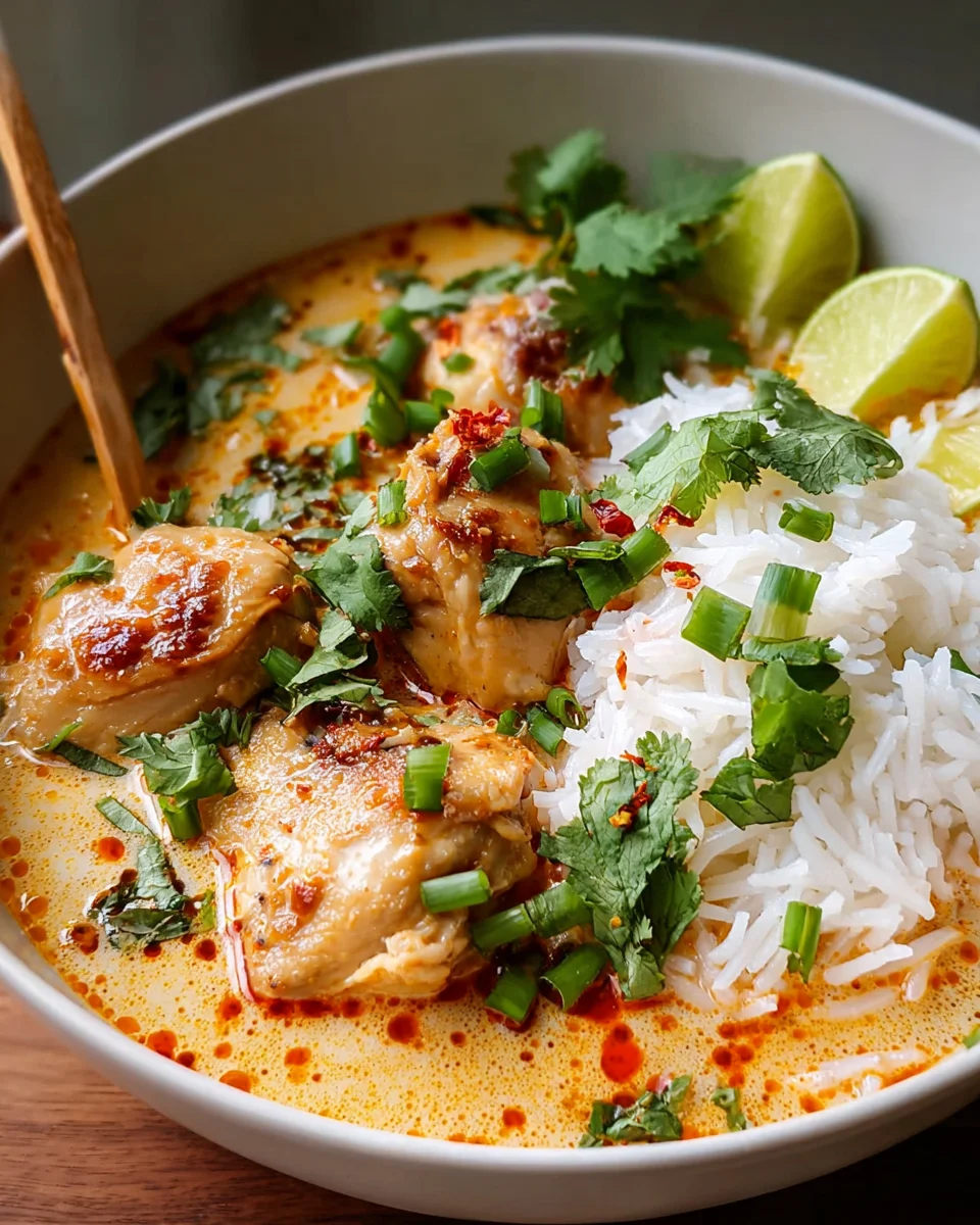 Delicious Coconut Chicken Brothy Rice Recipe for Comfort Food