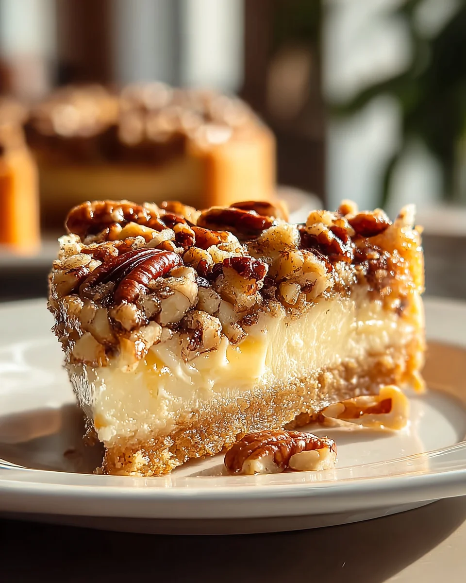 Indulge in Gooey Butter Pecan Cake - A Sweet Delight!