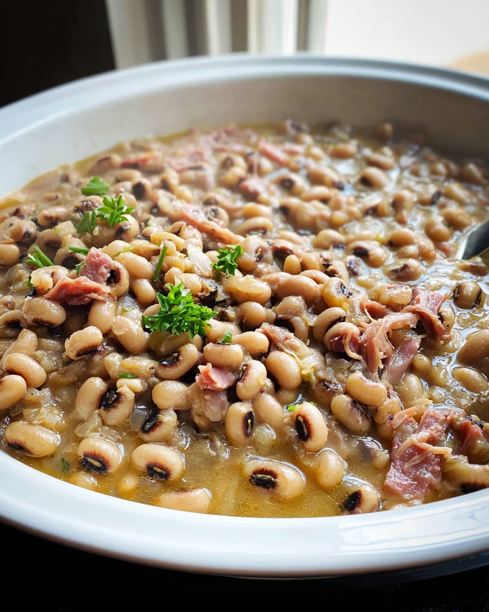 Delicious Slow Cooker Instant Pot Black Eyed Peas Recipe!