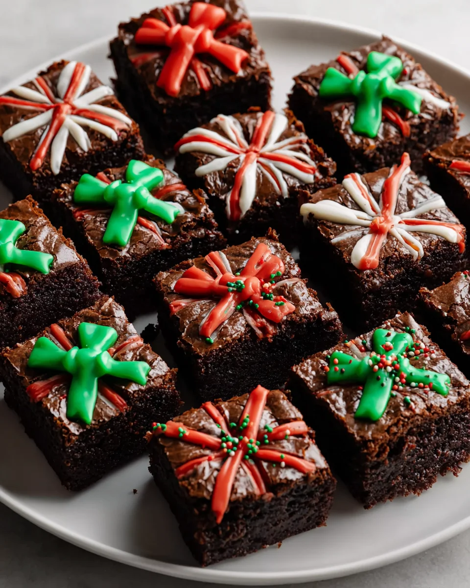 Delicious Christmas Present Brownies Recipe for Holiday Cheer