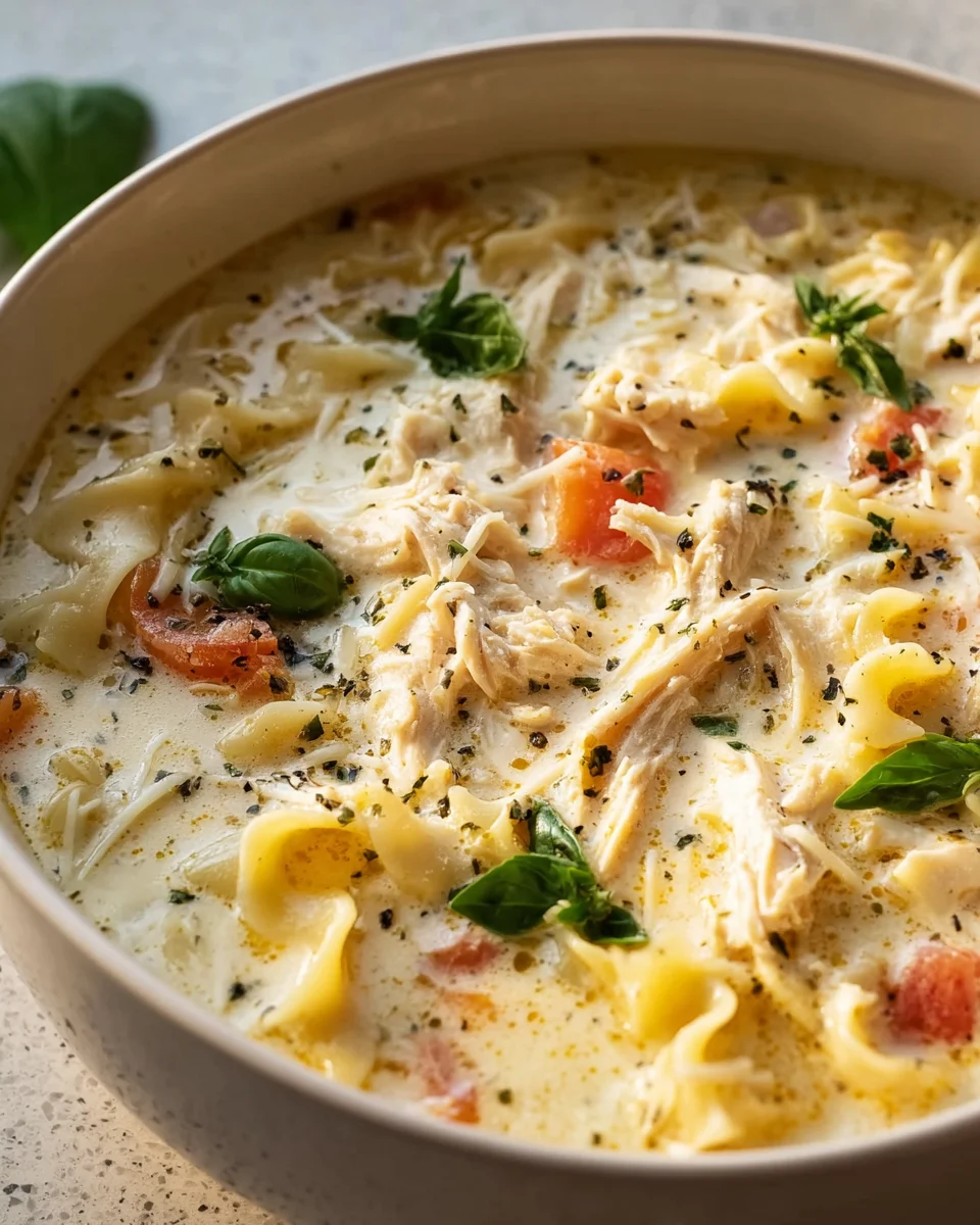 Creamy White Chicken Lasagna Soup Recipe for Cozy Nights