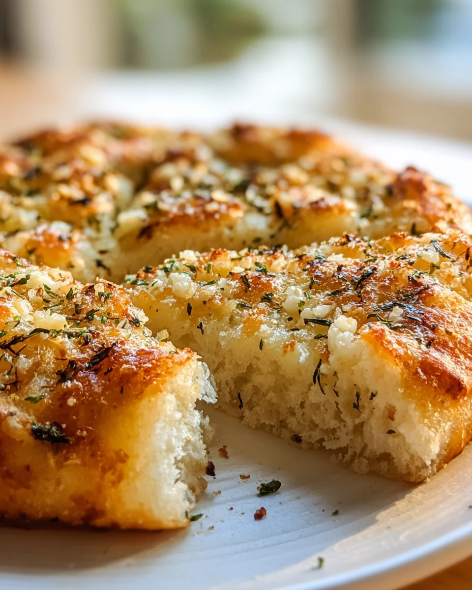 Crispy Garlic Parmesan Focaccia Bread You'll Absolutely Love!