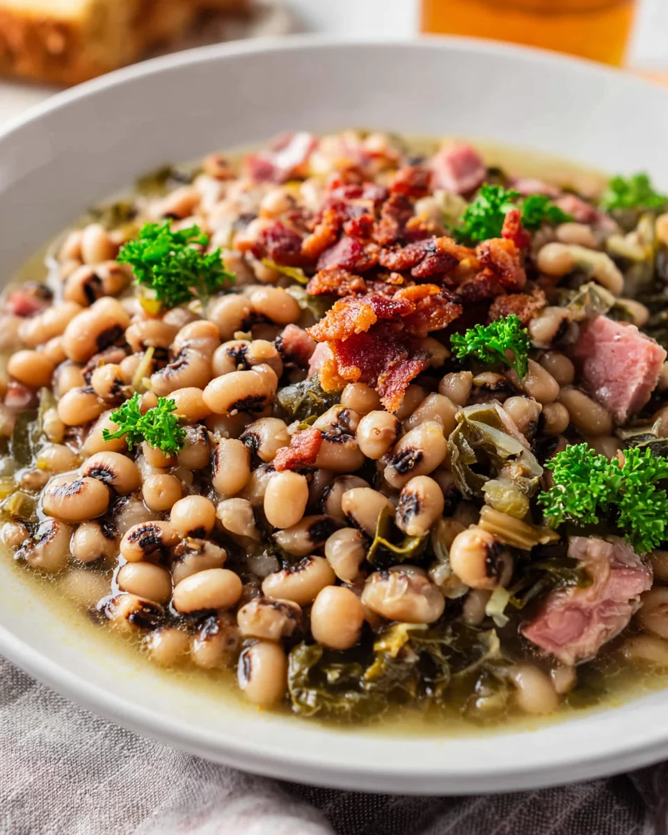 Delicious Southern Black Eyed Peas Recipe with Beef Twist