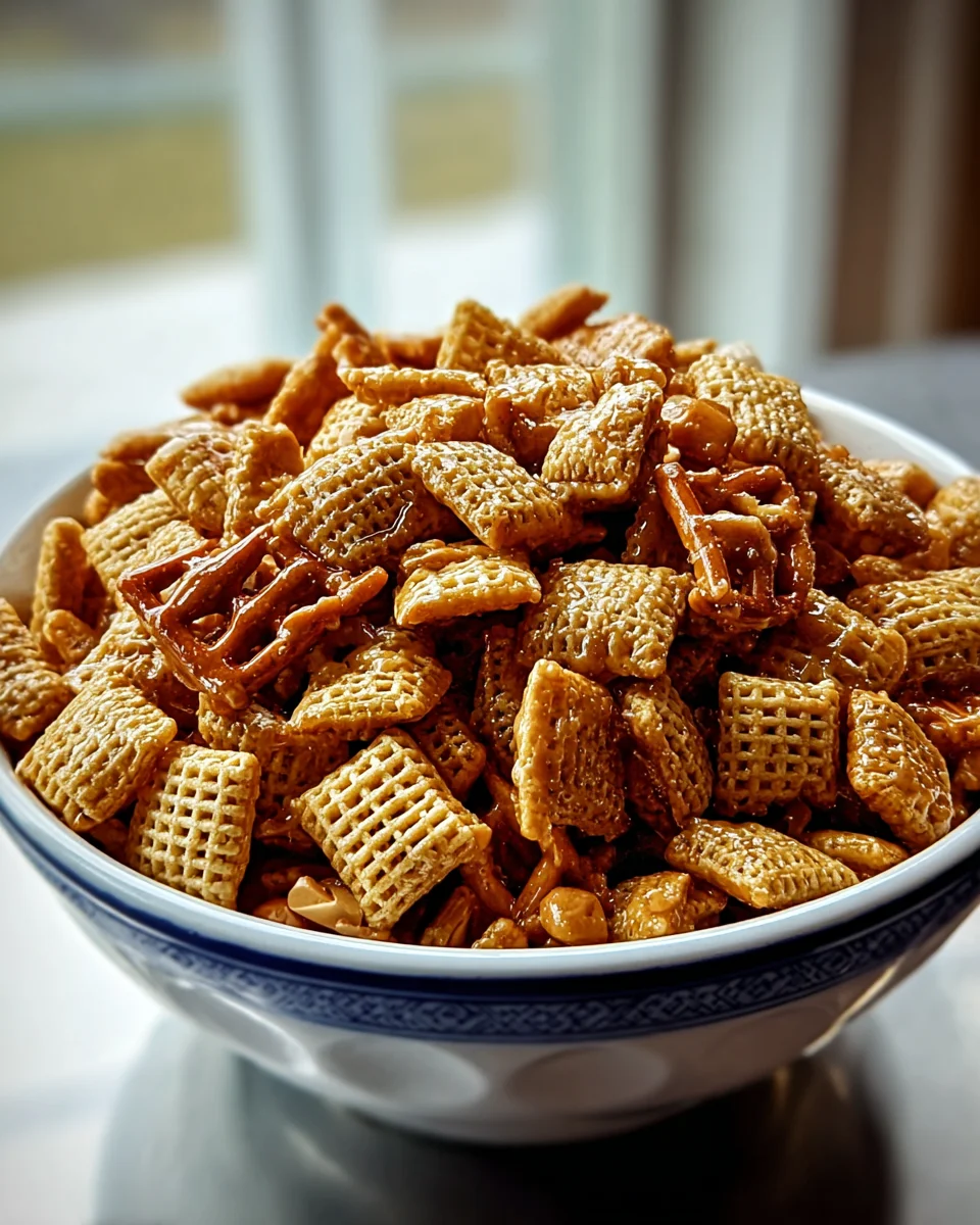 Irresistible Toffee Chex Mix Recipe for Sweet Crunchy Snack