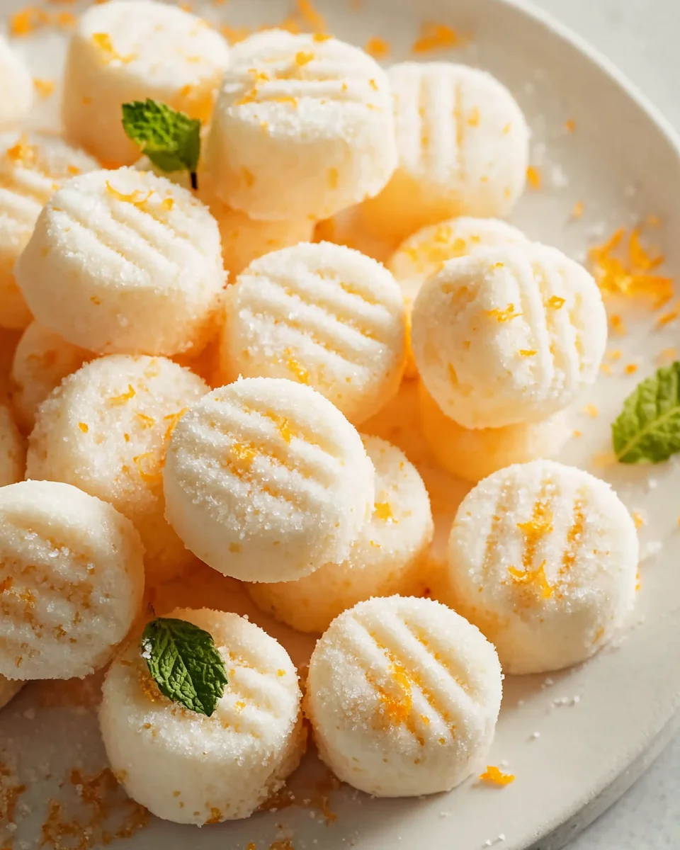 Delicious Sweet Orange Cream Cheese Mints Recipe to Try!