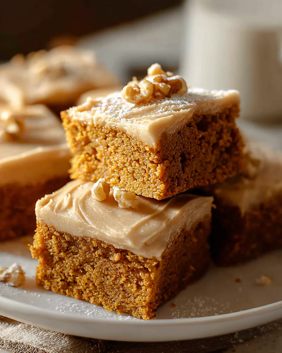 Delicious Pumpkin Bars with Brown Sugar - Fall's Sweet Treat!