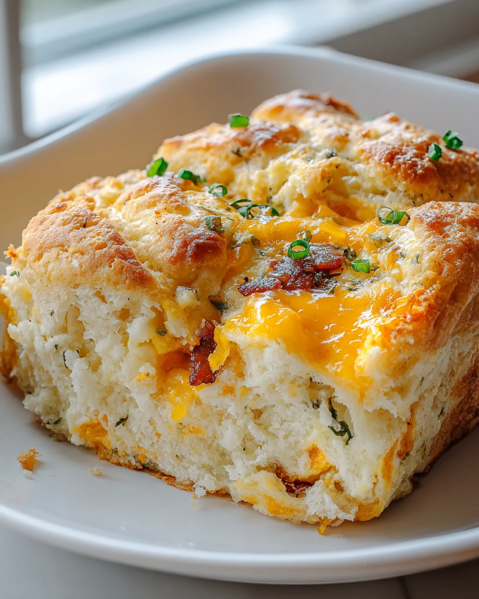 Cheddar Bay Biscuit Egg Breakfast Casserole Recipe Delight