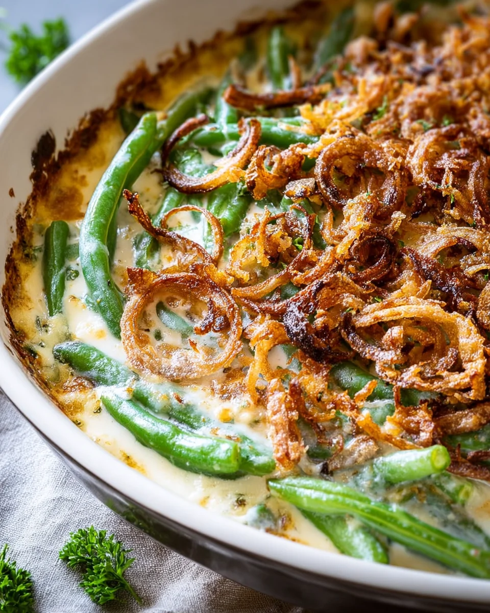 Favorite Green Bean Casserole From Scratch Recipe