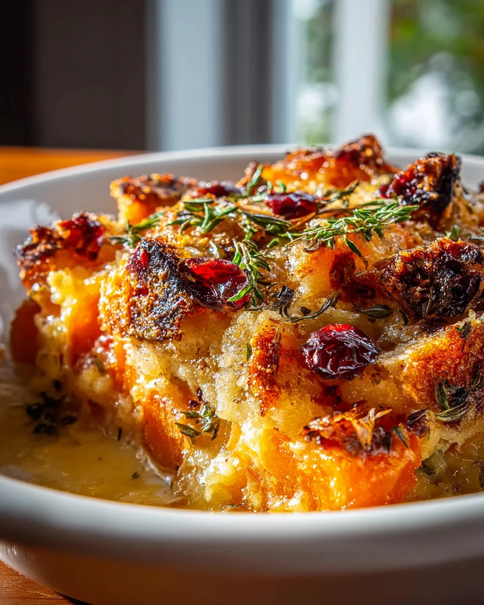 Sweet Potato Cranberry Gratin Festive Recipe