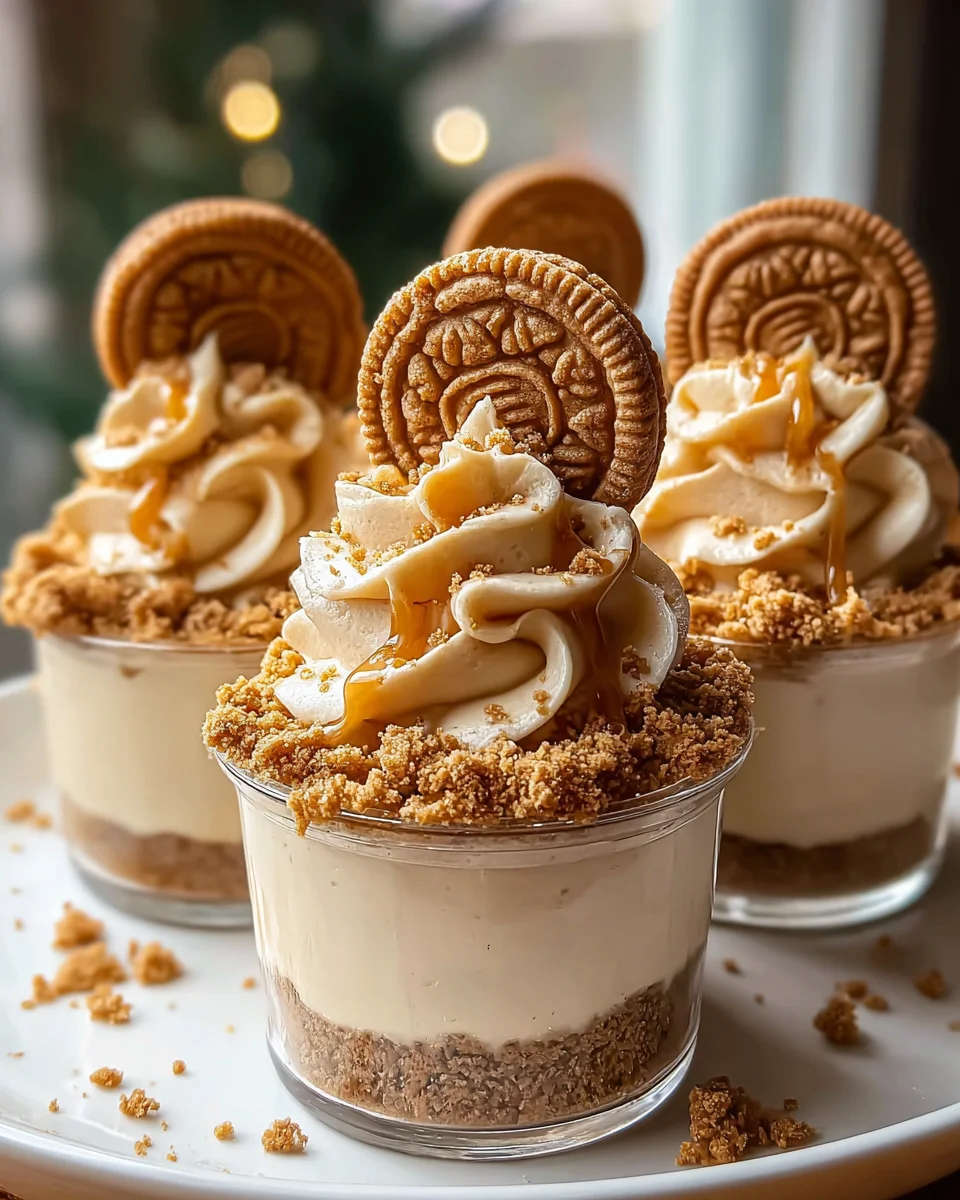 Delicious Cookie Butter Cheesecake Cups Recipe to Indulge!