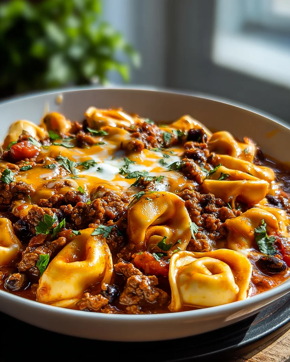 Cheesy Beef Enchiladas Tortellini: Quick & Delicious!