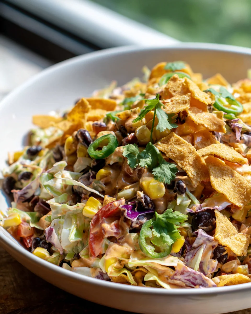 Frito Cowboy Cabbage: Hearty, Crispy Beef-Filled Side Dish