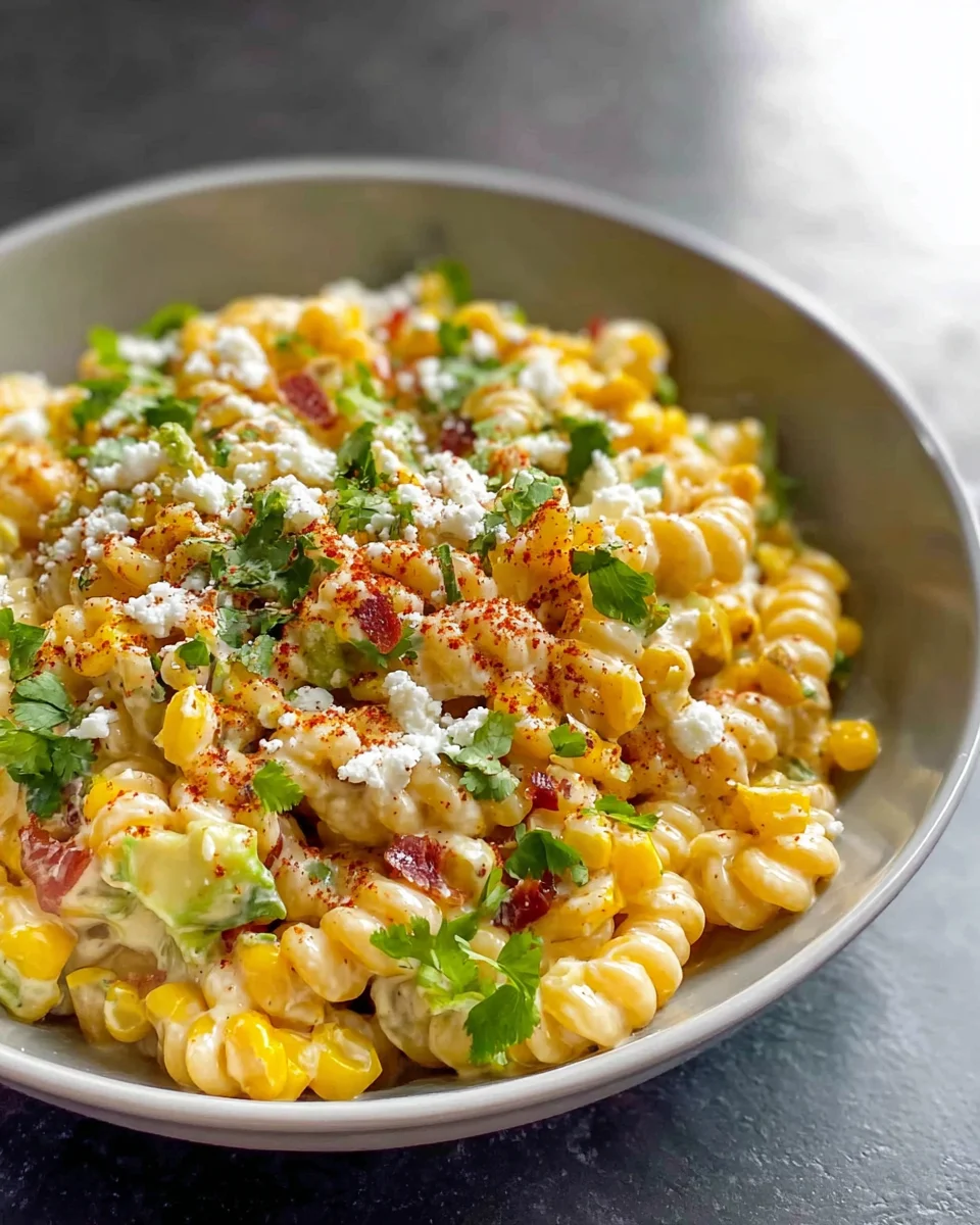 Perfect Mexican Street Corn Pasta Salad: A Flavorful Twist!