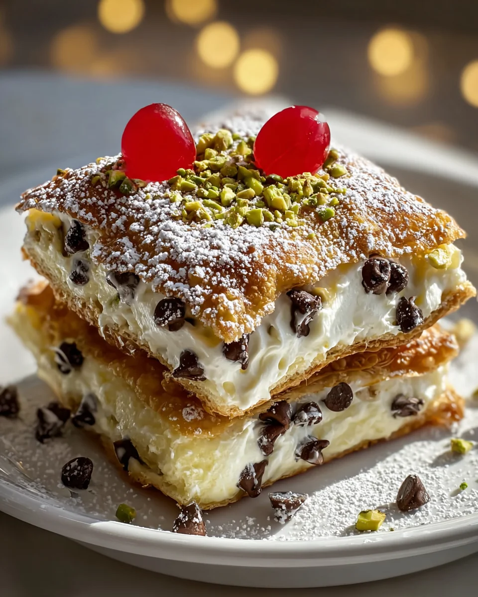 Classic Cannoli Squares Recipe: Delicious Italian Dessert Delight