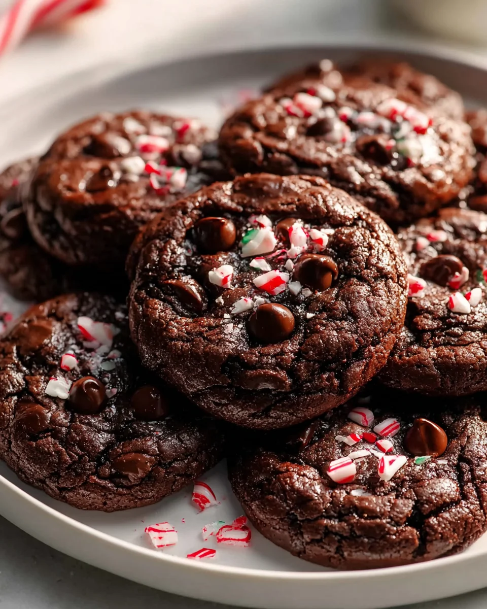 Delicious Peppermint Brownie Cookies Recipe - Easy & Festive