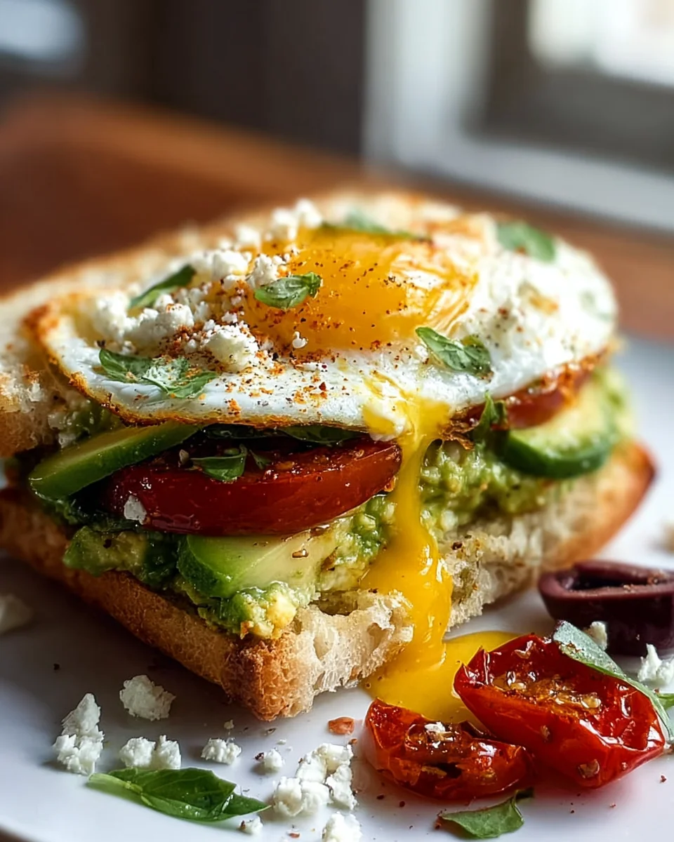Mediterranean Breakfast Sandwich Recipe: Start Your Day Right!