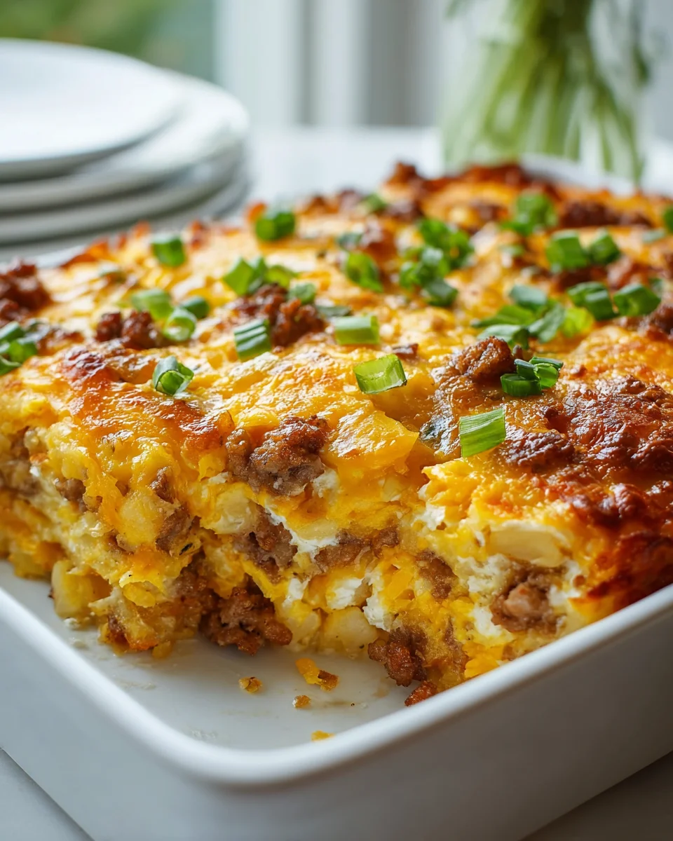 Ultimate Overnight Beef Breakfast Casserole Recipe Delight
