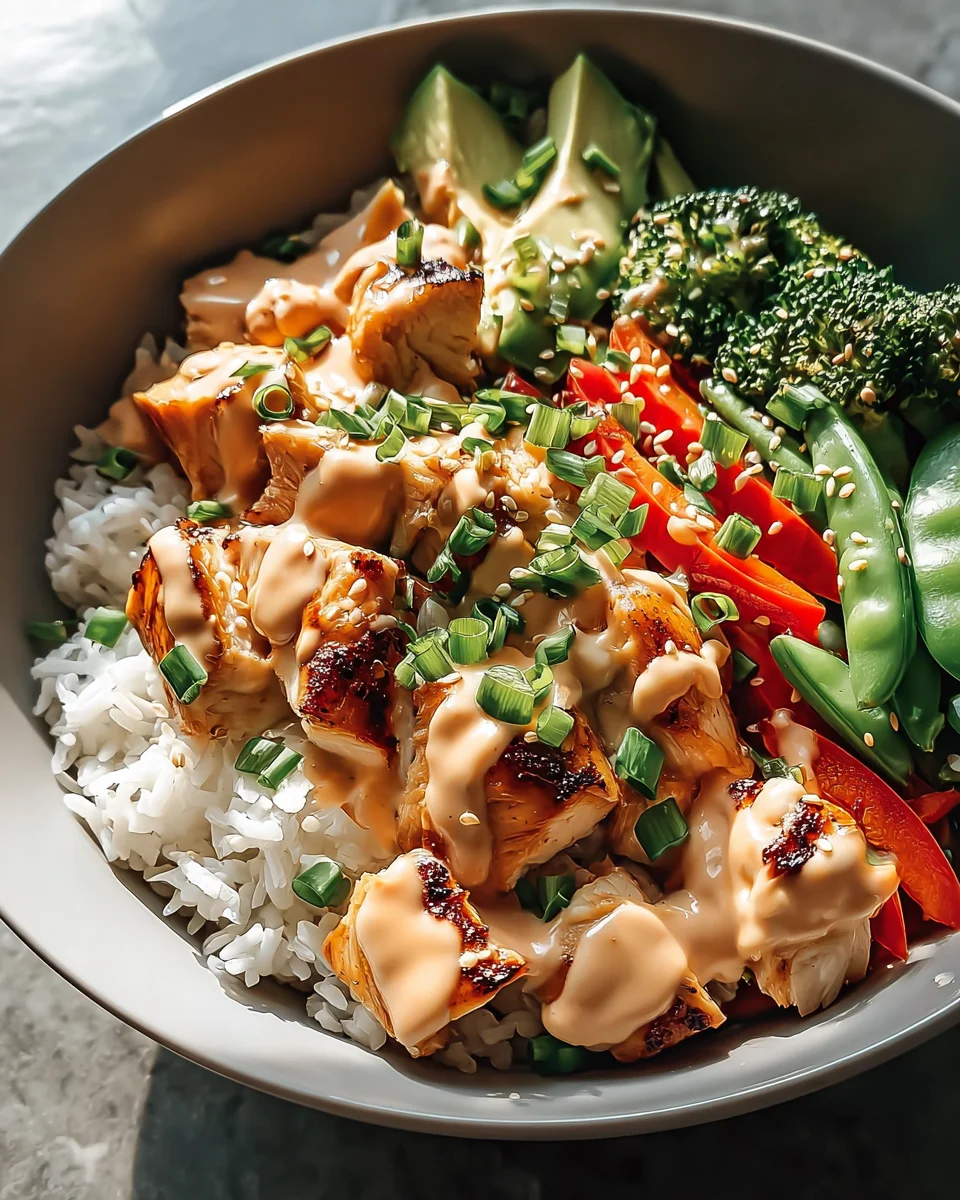 Bang Bang Chicken Bowl: Spicy, Creamy, and Deliciously Easy!