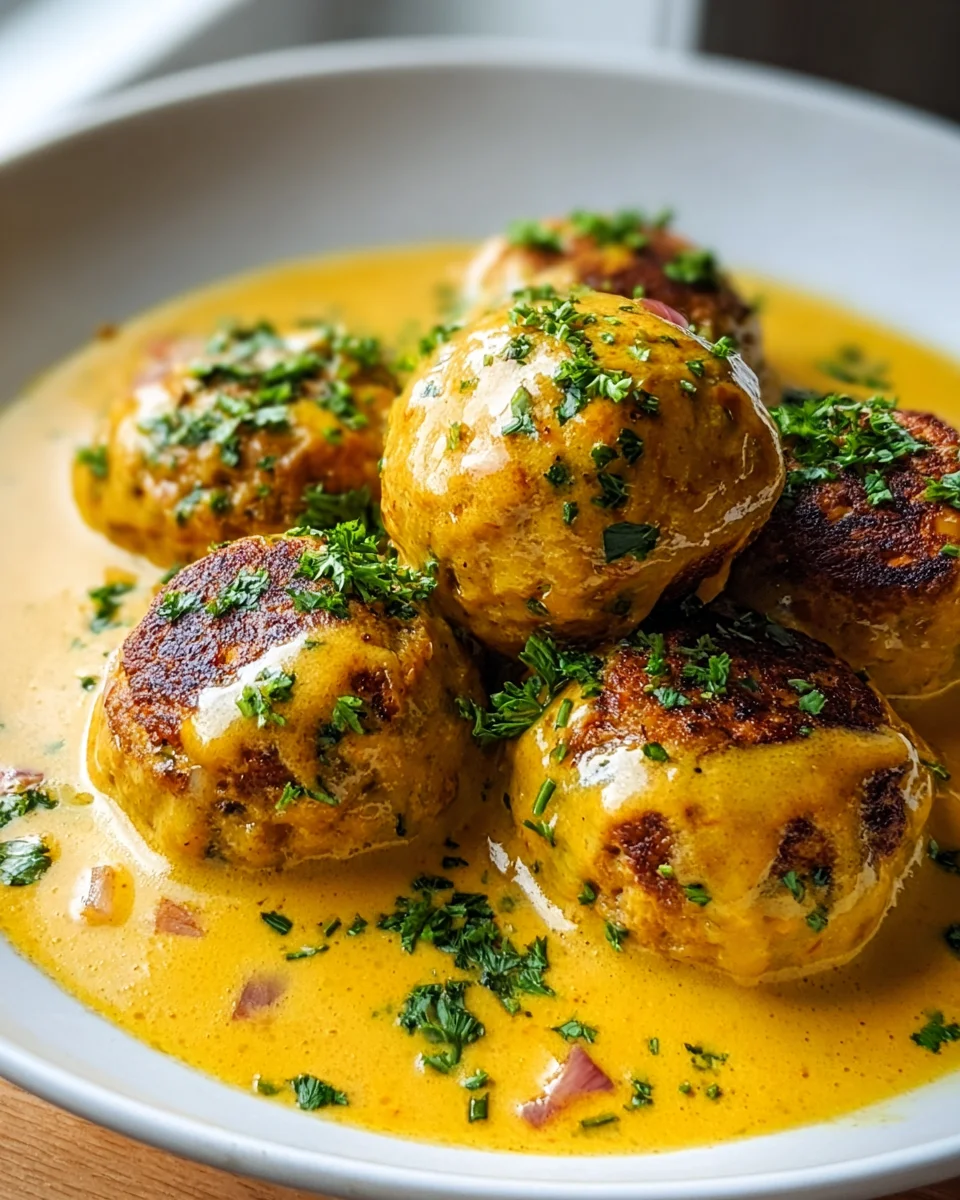 Vegan Lentil Dumplings in Curry Sauce - Quick & Delicious!