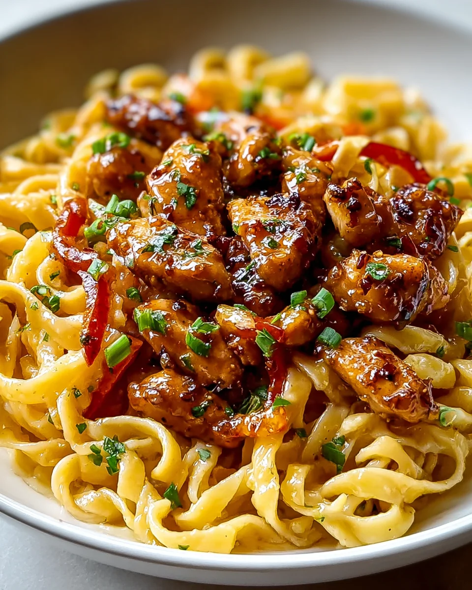 Delicious Honey Pepper Chicken Pasta Recipe for Dinner Delight