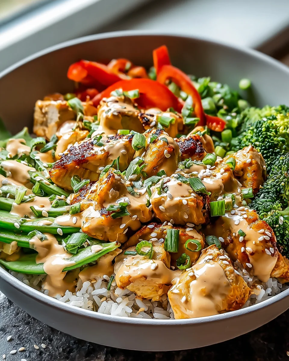 Bang Bang Chicken Bowl: Spicy, Creamy, and Deliciously Easy!