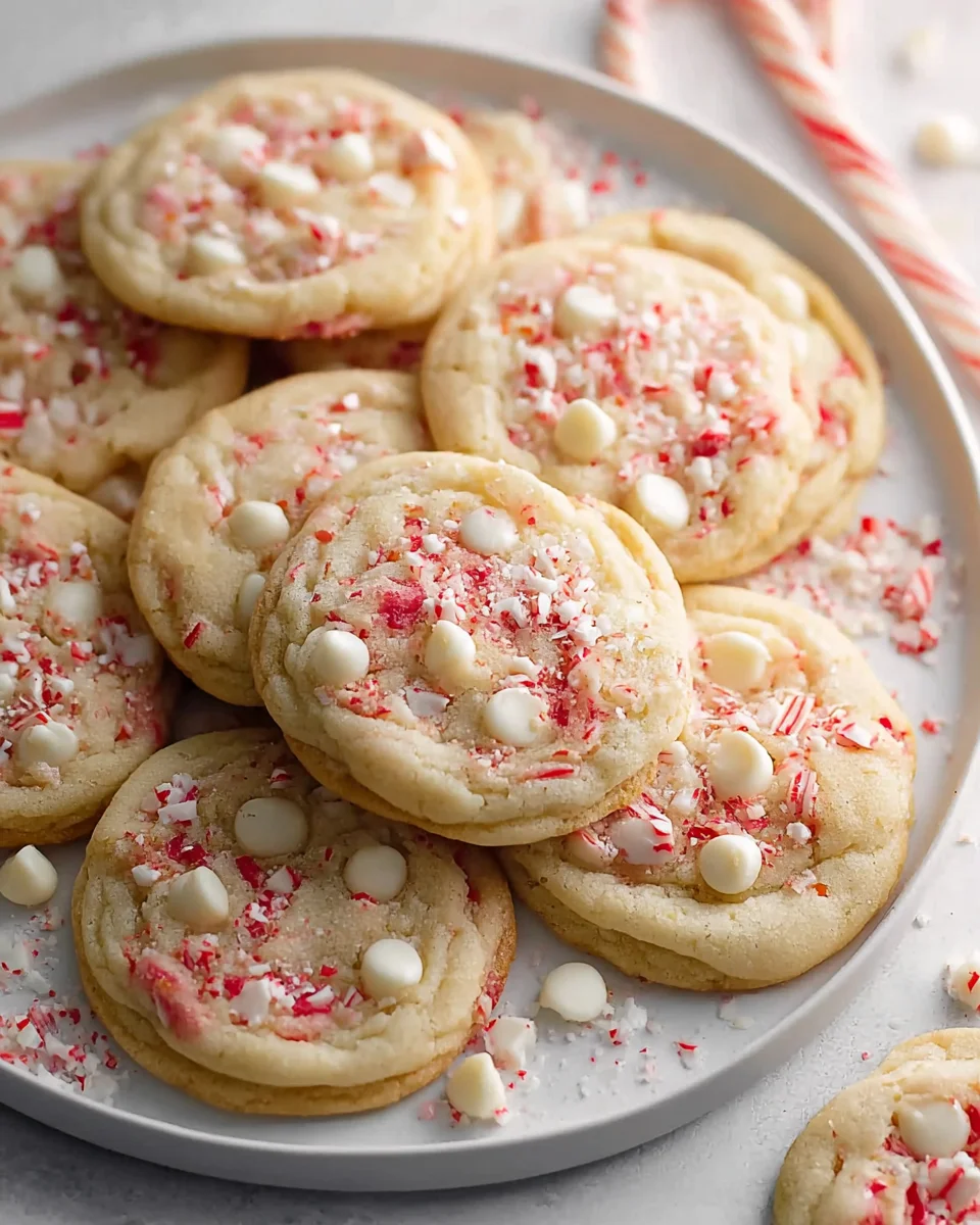Delicious White Chocolate Peppermint Cookies for the Holidays