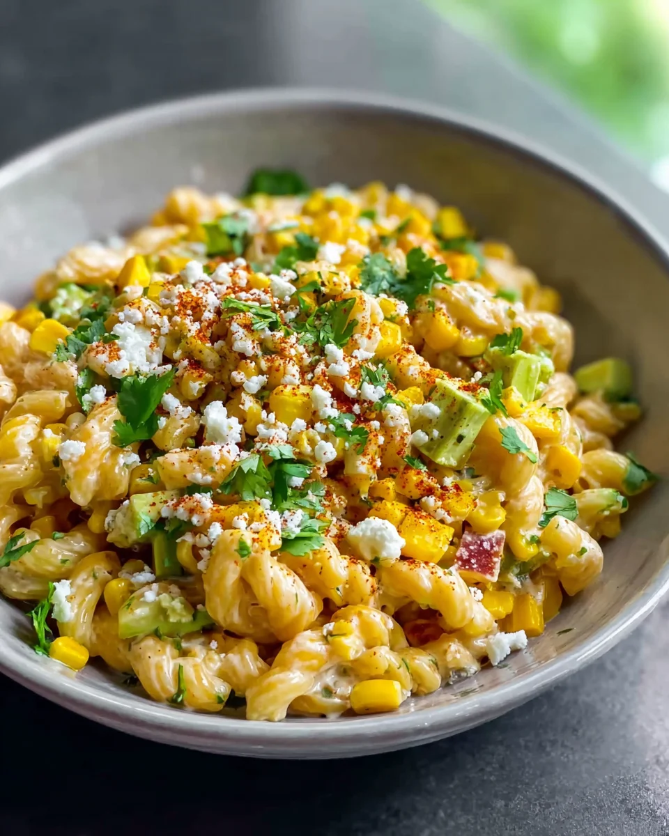 Perfect Mexican Street Corn Pasta Salad: A Flavorful Twist!
