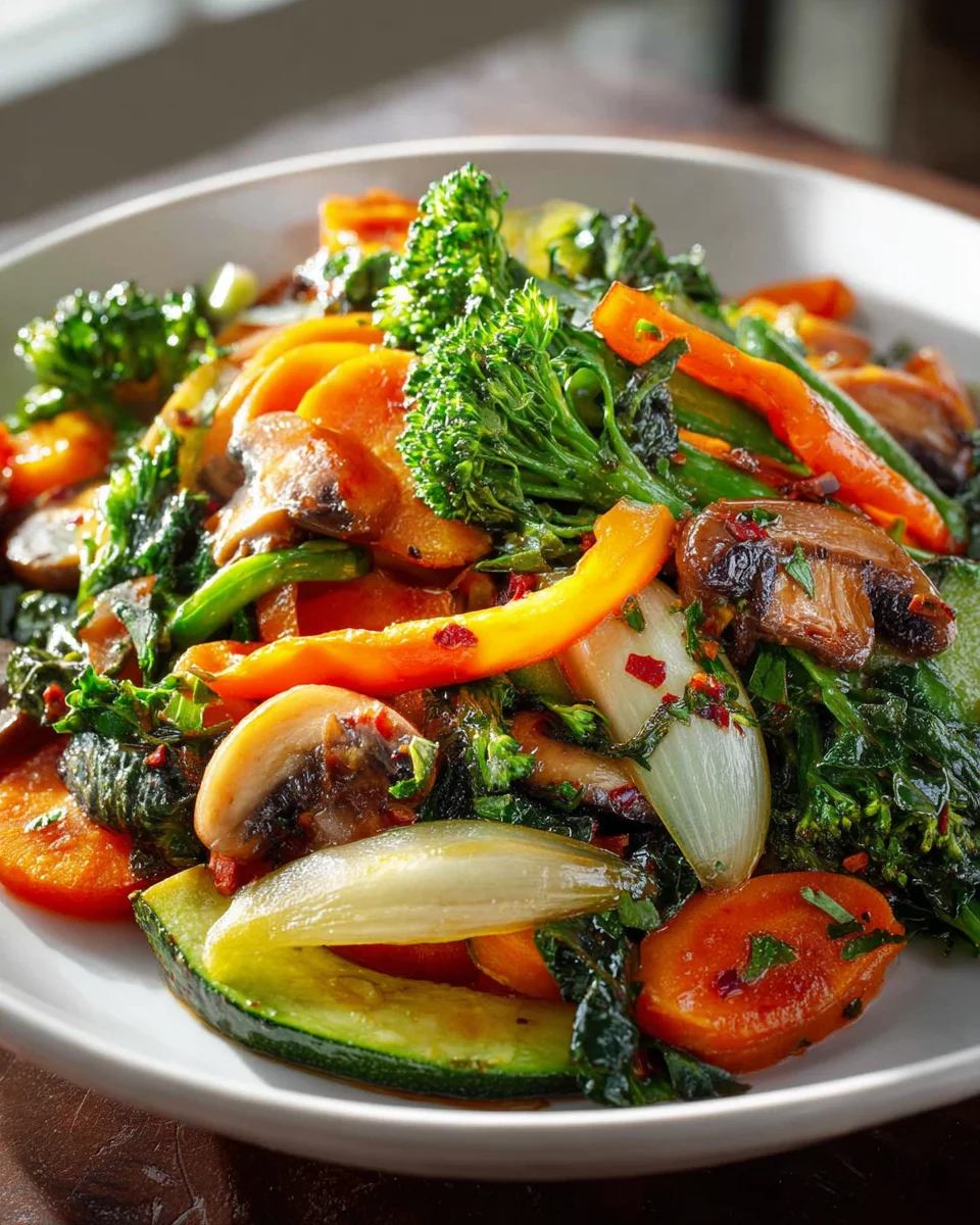 Quick Healthy Sautéed Vegetables: Flavorful Nutritious Side