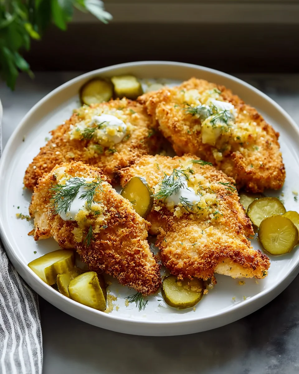 Crispy Dill Pickle Parmesan Chicken Recipe You’ll Love!