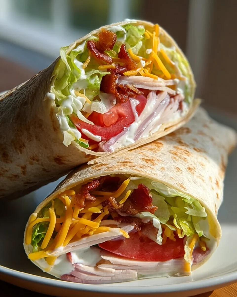 Delicious Turkey Ranch Club Wrap Recipe for Easy Lunches