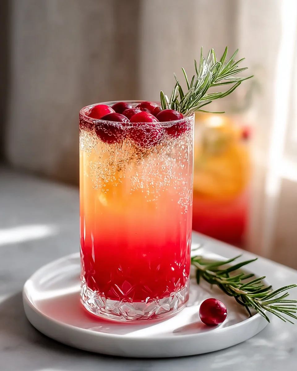 Sparkling Rudolph Spritzer: Festive Non-Alcoholic Joy