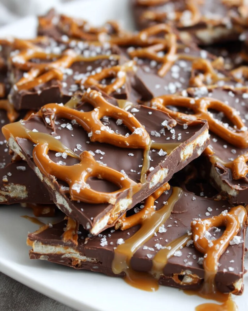 Delicious Salted Caramel Pretzel Bark Recipe to Indulge!