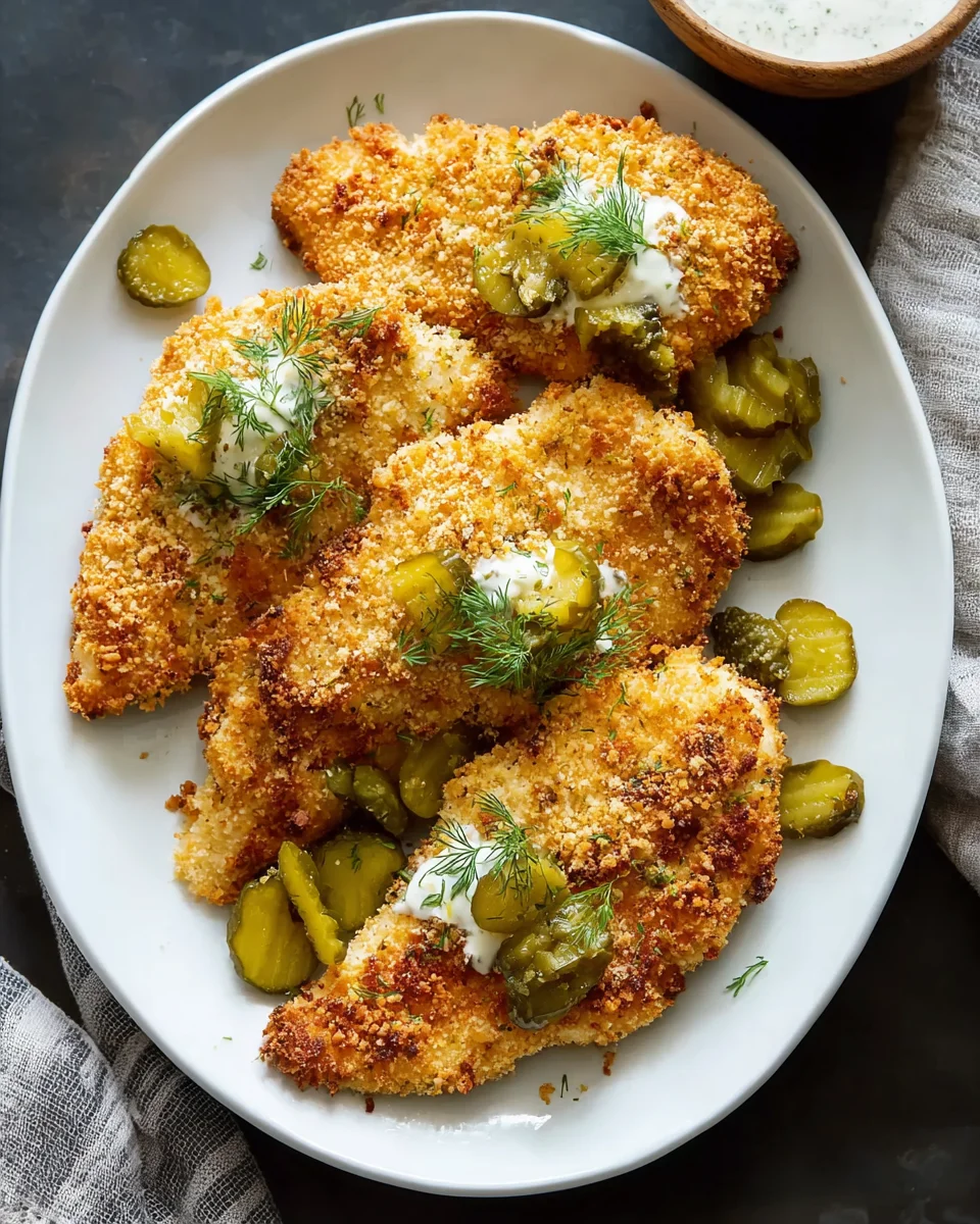 Crispy Dill Pickle Parmesan Chicken Recipe You’ll Love!