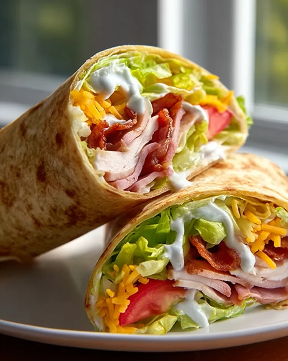 Delicious Turkey Ranch Club Wrap Recipe for Easy Lunches