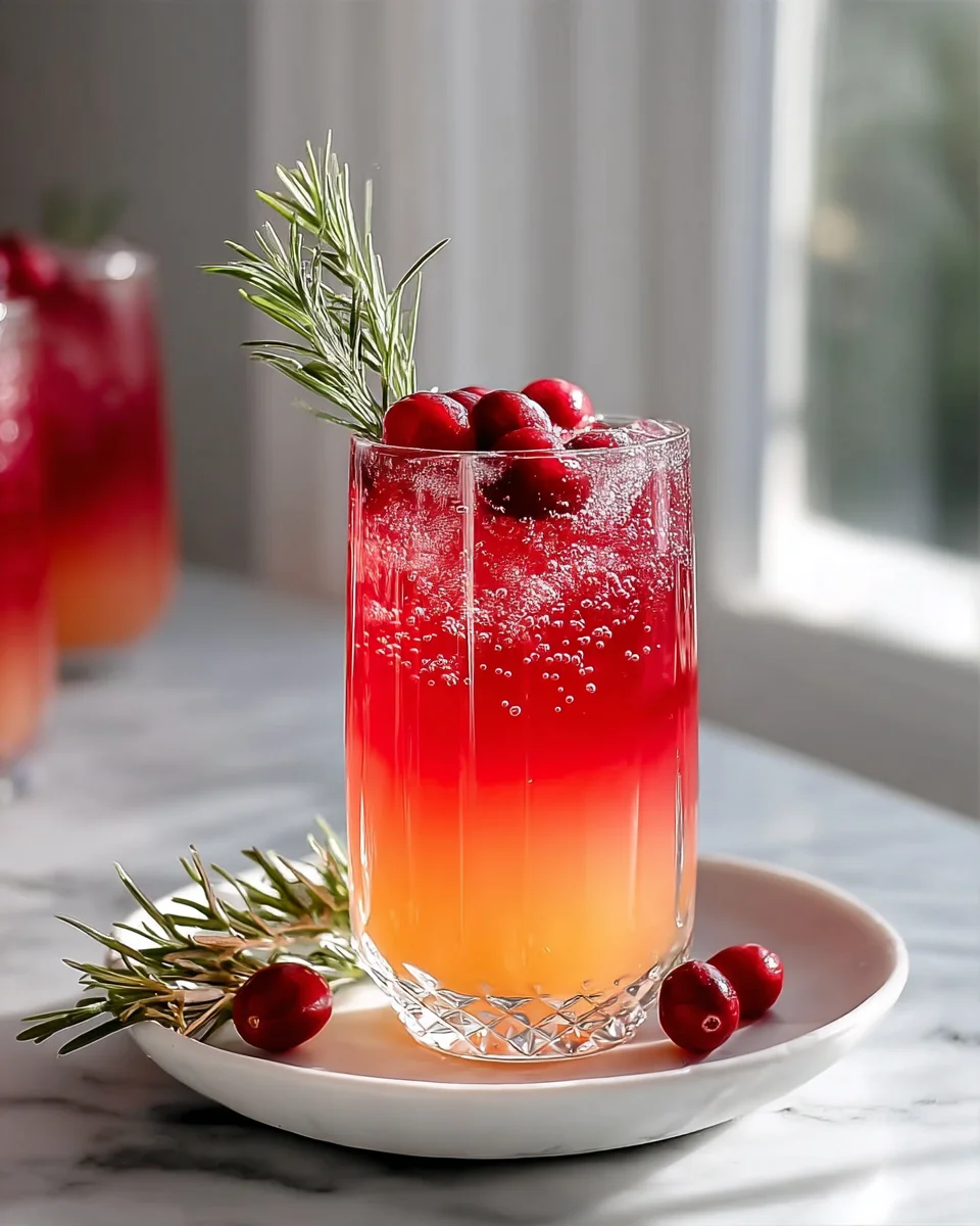 Sparkling Rudolph Spritzer: Festive Non-Alcoholic Joy