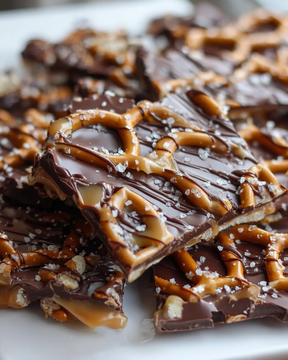 Delicious Salted Caramel Pretzel Bark Recipe to Indulge!
