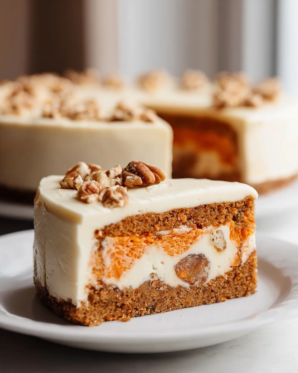 Delicious Carrot Cake Cheesecake Recipe for Sweet Lovers