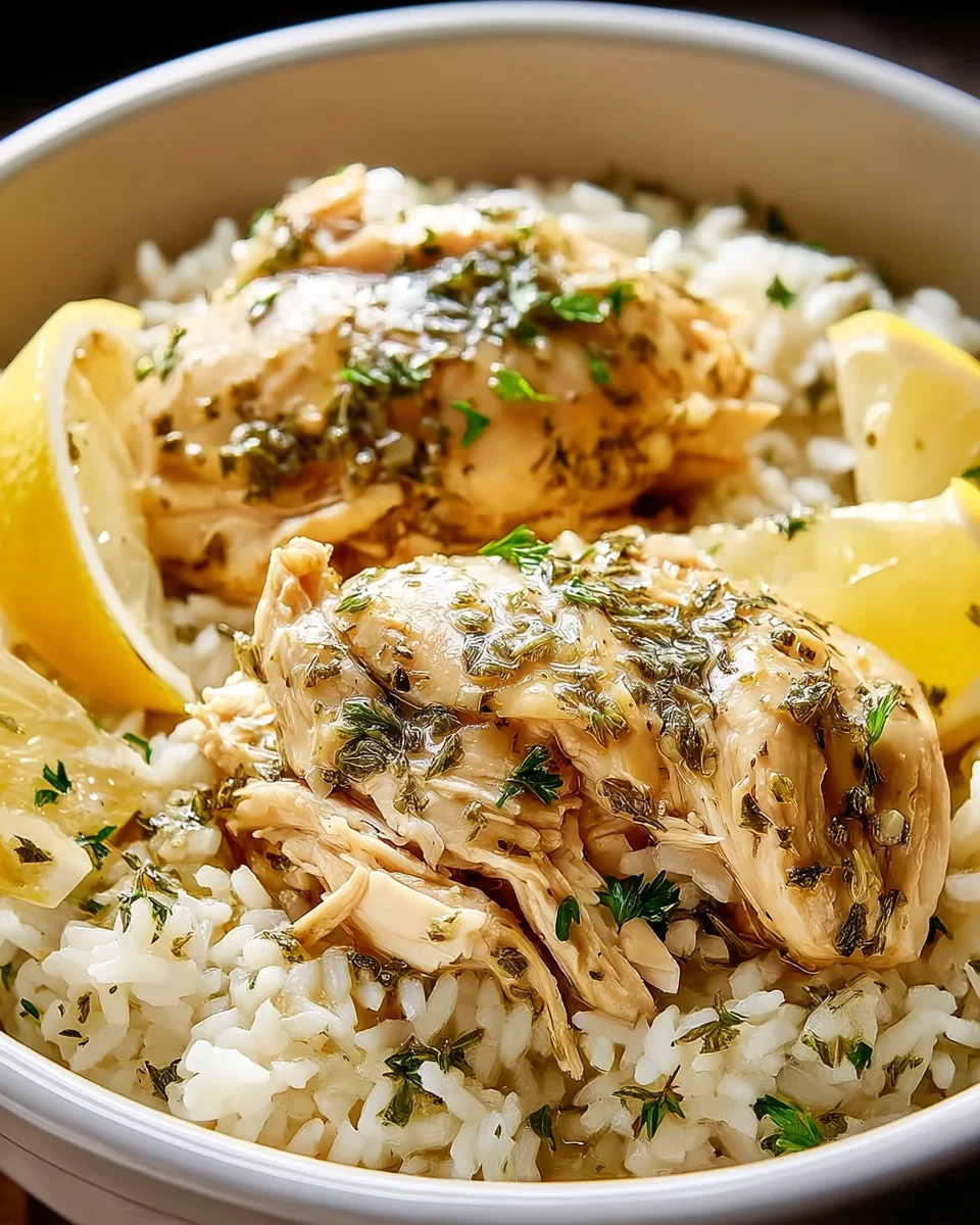 Slow Cooker Lemon Herb Chicken and Rice: Easy Ultimate Recipe