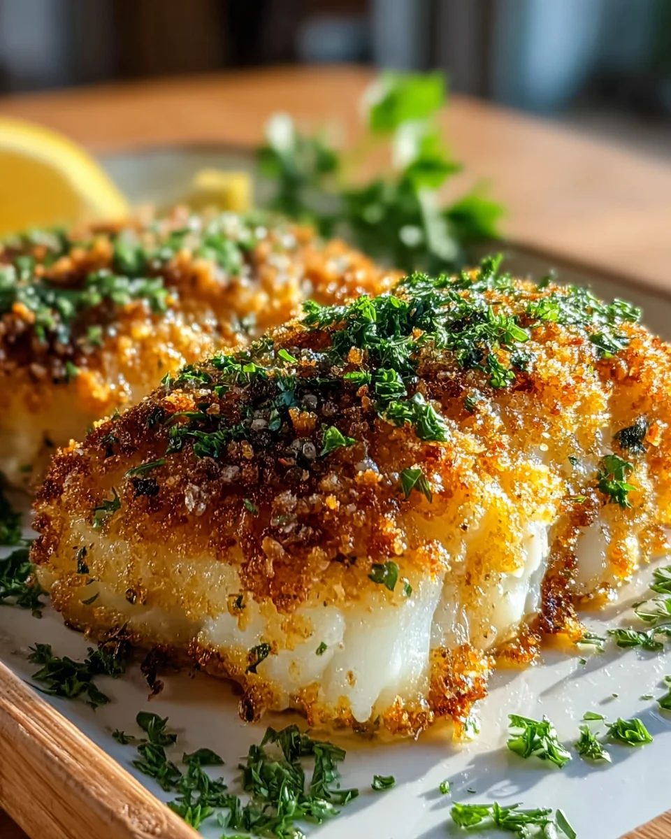 Crispy Air Fryer Parmesan Crusted Cod Recipe for Dinner Delight