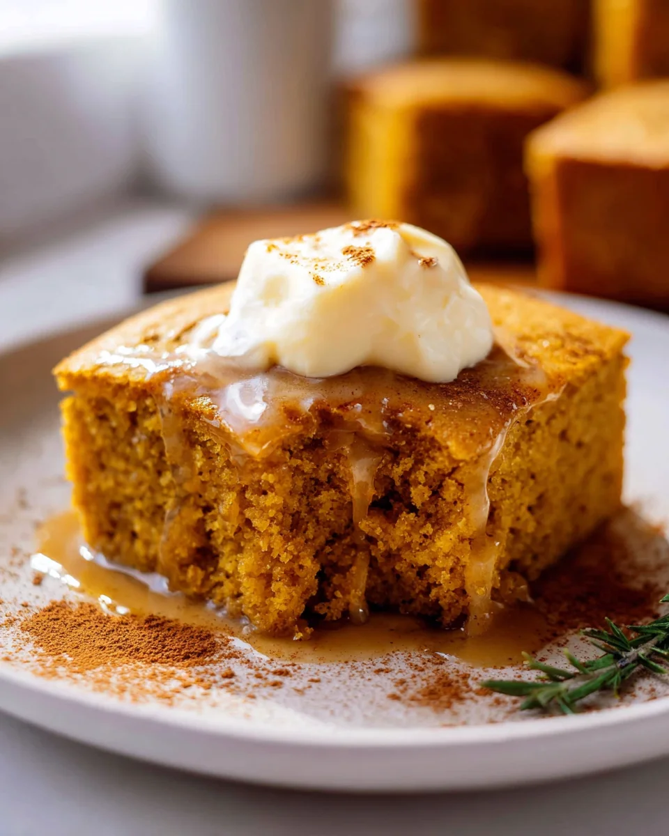 Delicious Pumpkin Cornbread with Cinnamon Honey Butter Recipe