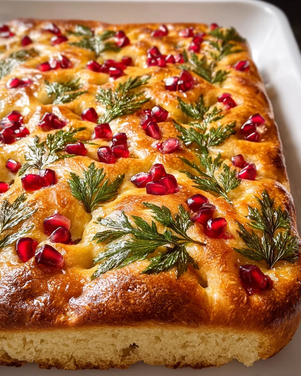 Delicious Christmas Focaccia Recipe for Festive Celebrations