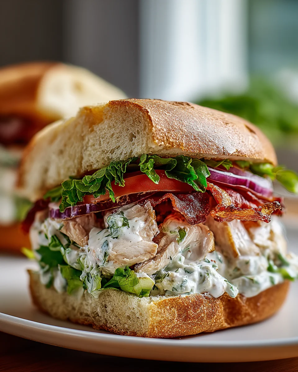 Chopped Chicken Beef Bacon Ranch Sandwich: Flavor Bomb Delight