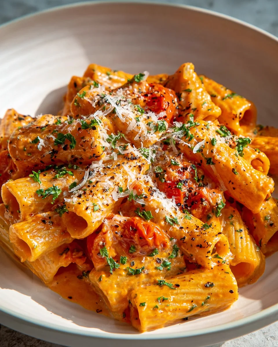 Easy Creamy Tomato Garlic Pasta: Quick & Delicious Recipe!