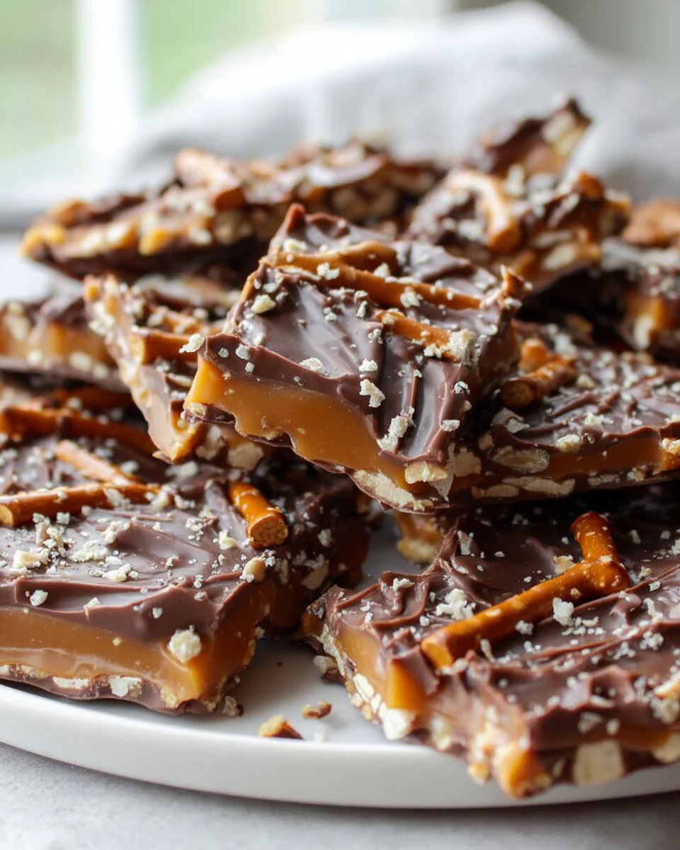 Salted Caramel Pretzel Bark: Irresistible Sweet-Salty Treat!